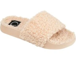 Journee Collection Faux Fur Haimi Slipper