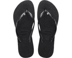 Havaianas Slim Crystal SW II Flip Flop Sandal